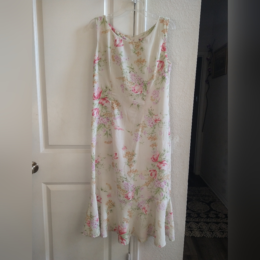 Vintage R&K Originals Cottage Style Maxi/Flare Dress